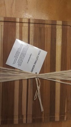 Butcher Block Company teak cutting board