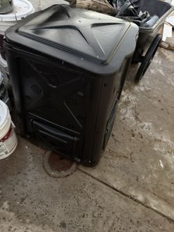Black Plastic Compost Bin