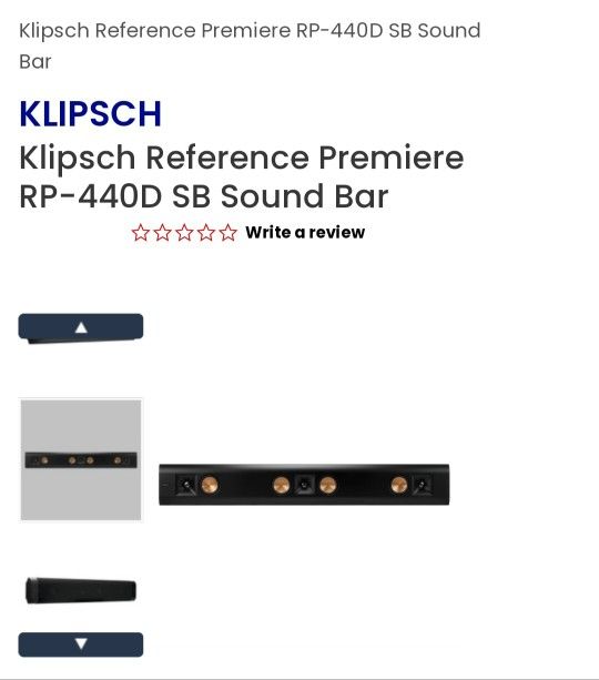 Klipsch Reference Premiere RP-440D SB Sound Bar