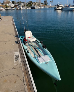 Crescent Cres-Craft Micro Skiff w/ 6 HP Mercury Outboard – Complete Fishing Solo Skiff