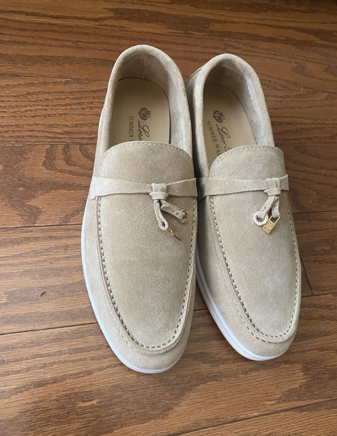 Loro Piana Summer Charms Walks Loafers Suede Shoes Size EU 36 / US 6