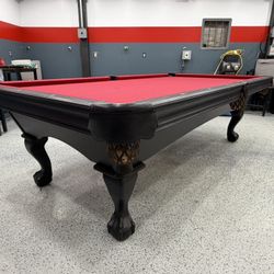 9’ Brunswick “Bradford 2” Pool Table (Free Delivery & Pro Setup) New Felt Any Color + All Accessories 