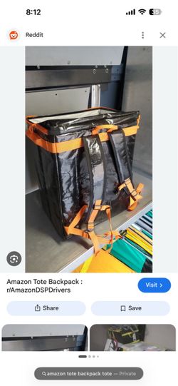 Amazon DSP Delivery Tote Backpack