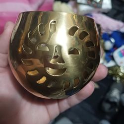 Vintage Brass Tealight Holder 