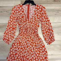 Zara Floral Romper Size XS