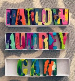 Crayon "Name" Letters.