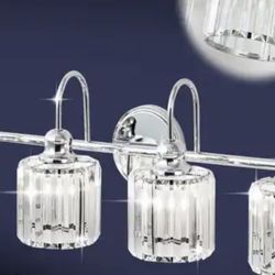 Bathroom Vanity Light, Chrome, New.