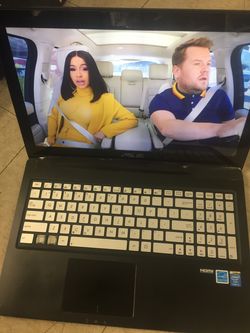 ASUS 15.6'' Touch screen gaming laptop, Intel corei5 4th gen 12GB ram, win 10 antivirus