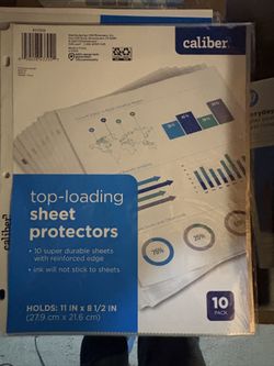 Project View Folders & Top Sheet Protectors NEW