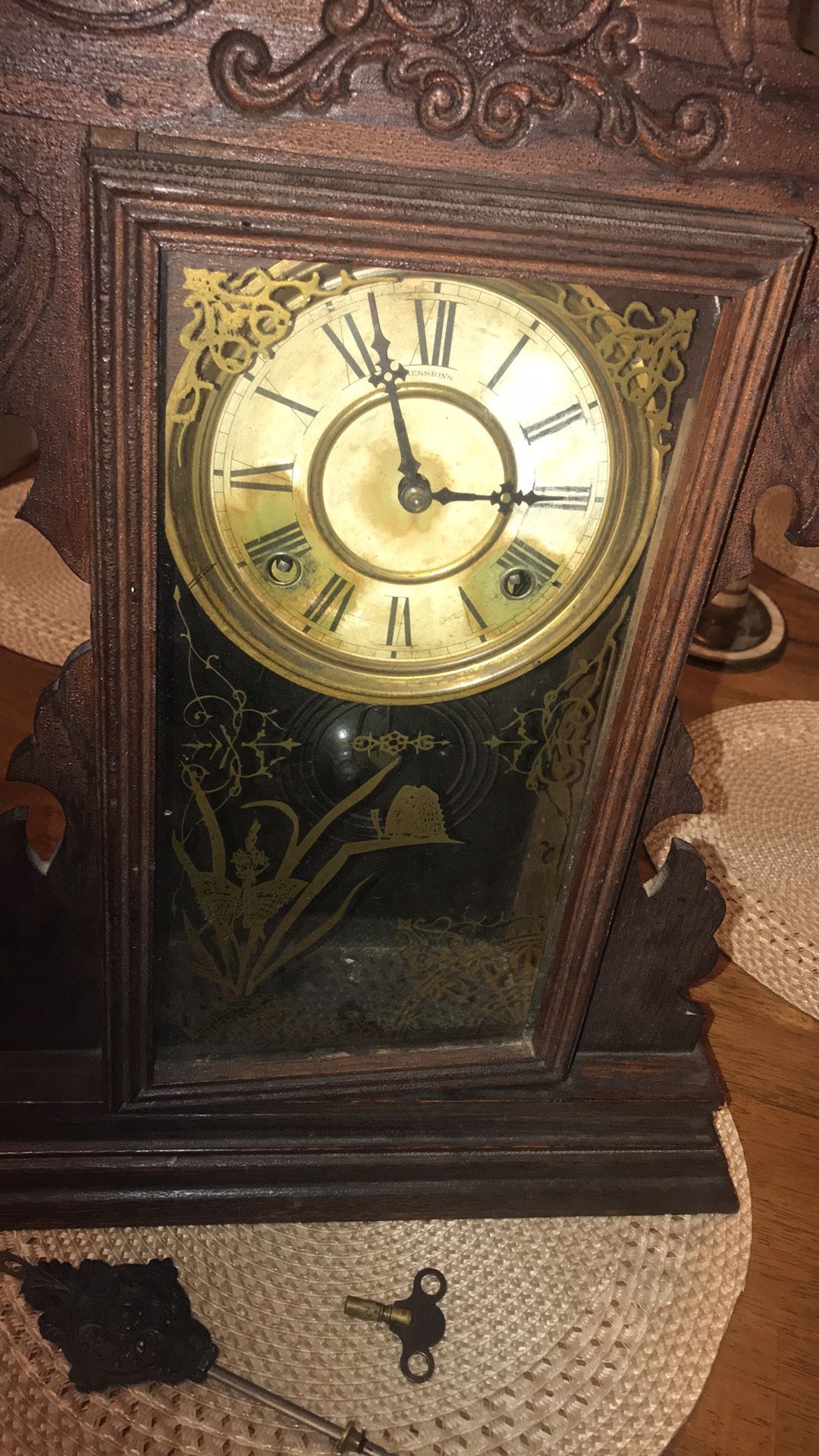 Antique Mantle Clock