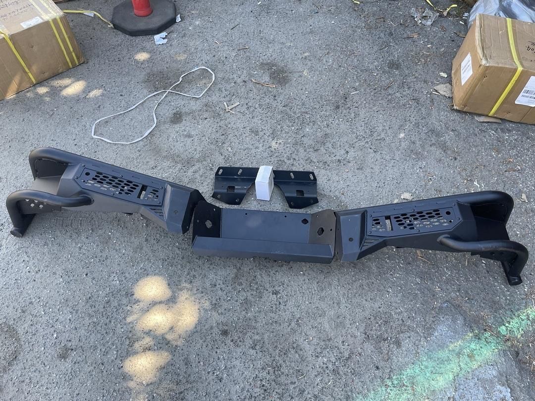 15-19 Chevy Silverado 2500 3500 Black Heavy Duty Bumper