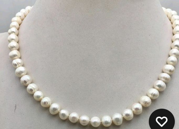 Genuine White Pearl Necklace