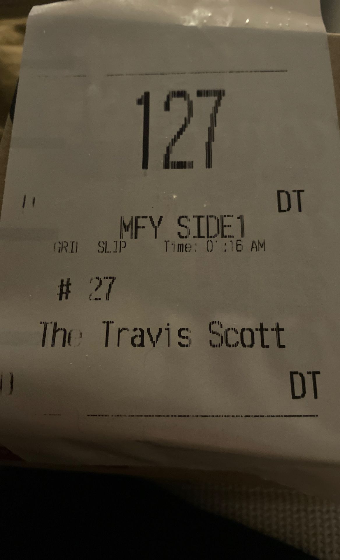 NEW TRAVIS SCOTT BURGER!