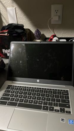 Blue HP Chromebook