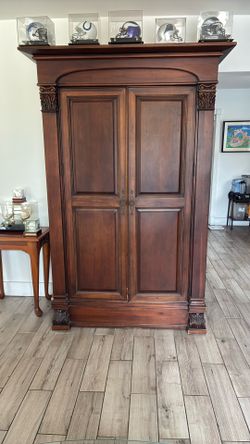 Large Armoire with Dresser Drawers