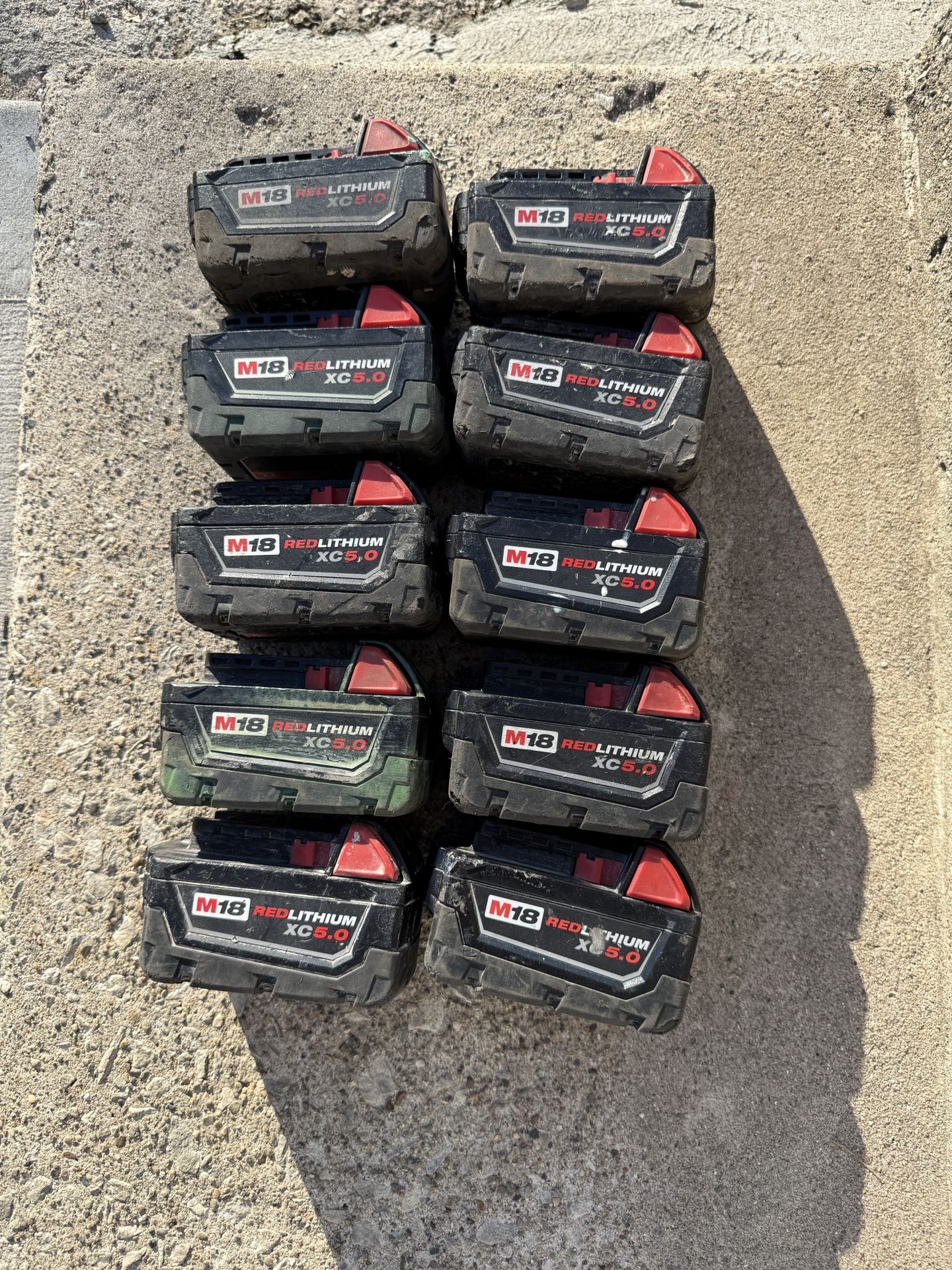 M18 10*Milwaukee 5.0Ah Batteries