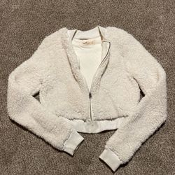 Hollister Sherpa Jacket Size Small