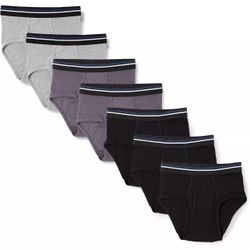 Amazon Essentials men's Tag-Free Briefs 7-Pack  Multicolor Size XL NWT