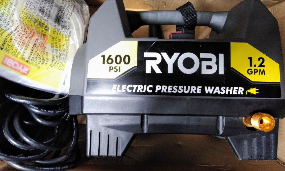 RYOBI 1,600 PSI 1.2 GPM Electric Pressure Washer