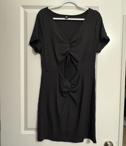 SHEIN Curve Black Cut-Out Dress - Size 3XL