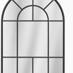 Arched Window Pane Wall Mirror A26