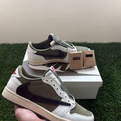 Travis Scott ‘medium olive’ Jordan 1 Low