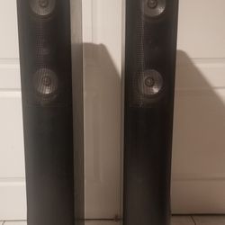 Acoustic Research Towers Loudspeakers With Built in12"  Powered Subwoofers 