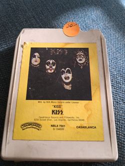 1974 Kiss kiss 8 track tape