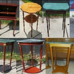 Vintage Wood End Tables / Side Tables- $40 EACH CHOICE PICK