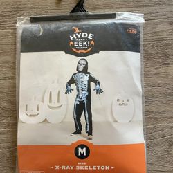 Halloween Costume Skull Child Size M