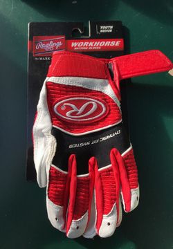 Rawlings batting gloves youth medium