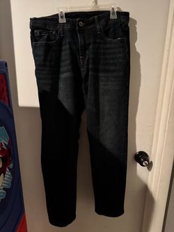 Dark Wash Men's Denim Jeans