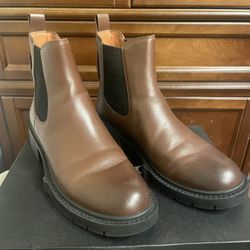 Coach Leather Boots Booties Size 7.5B