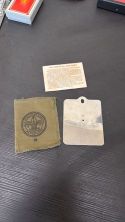Vintage Boy Scouts signaling mirror