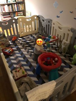 Baby Care Playpen with Mat!