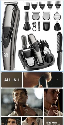 Rechargeable Beard Trimmer for Men