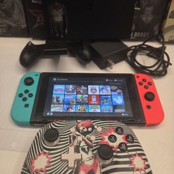 Nintendo Switch V2 Like New Games $350 Trades Welcome 