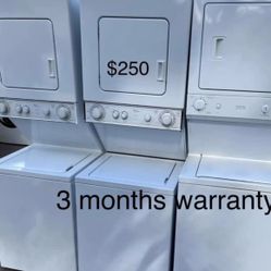 Stackable Washer & Dryer ‼️ 3-Month Warranty ✅ Delivery -Dade & Broward Tested •Clean• Ready to Use