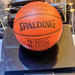 Jerry West Signed Basketball 
