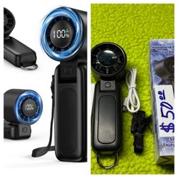 Handheld Portable Turbo Fan with LED Display