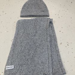 Calvin Klein Beanie Hat & Scarf Set