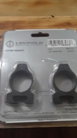 Leaupold rings