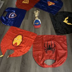 Super Héroes Capes For Children $4 Each🎃
