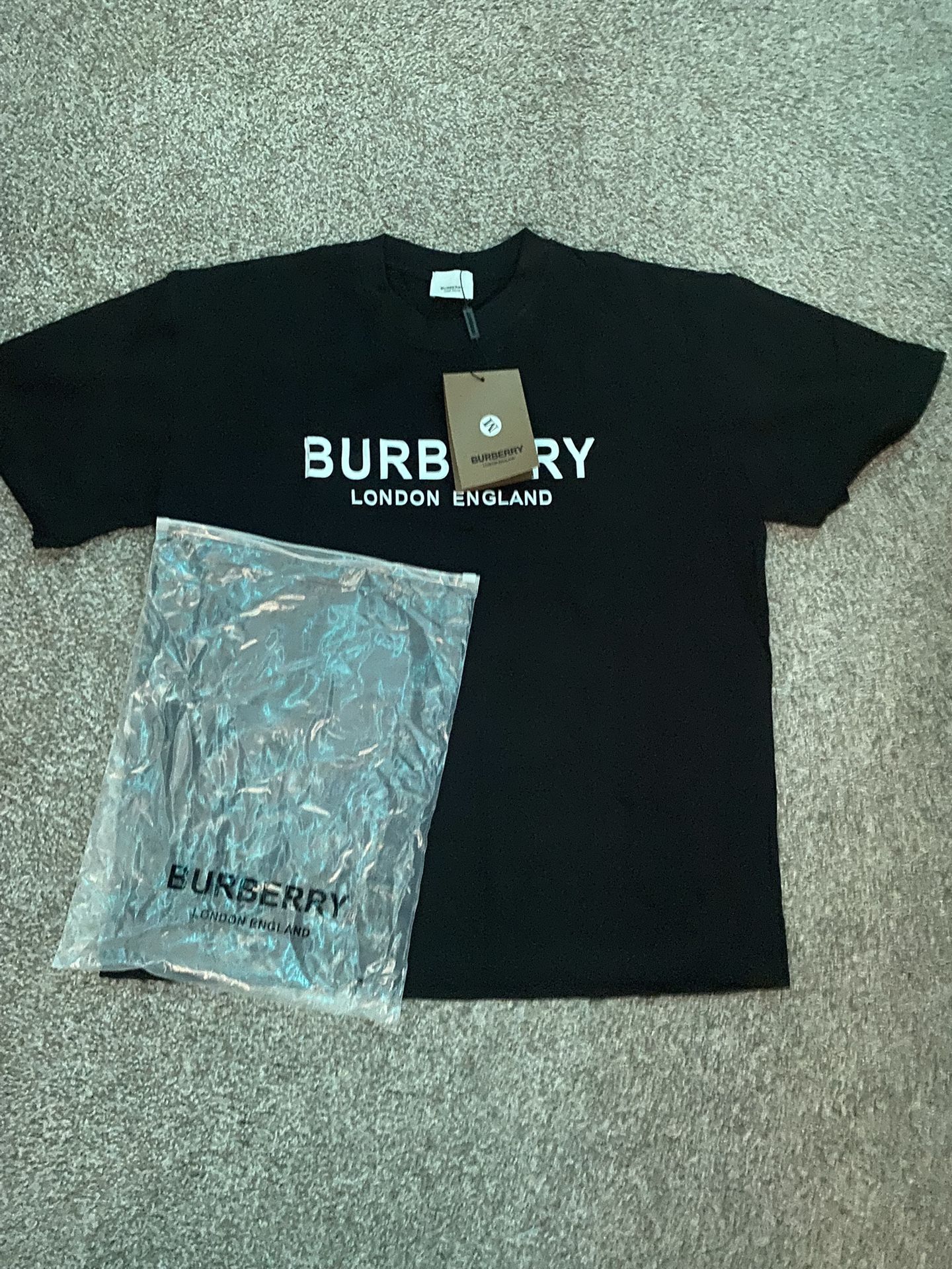 Black Burberry Shirt Size Medium 