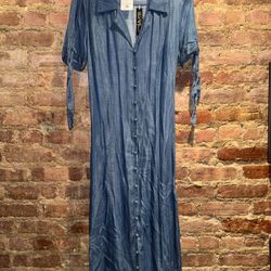 Velvet Heart Blue Dress Size Medium 