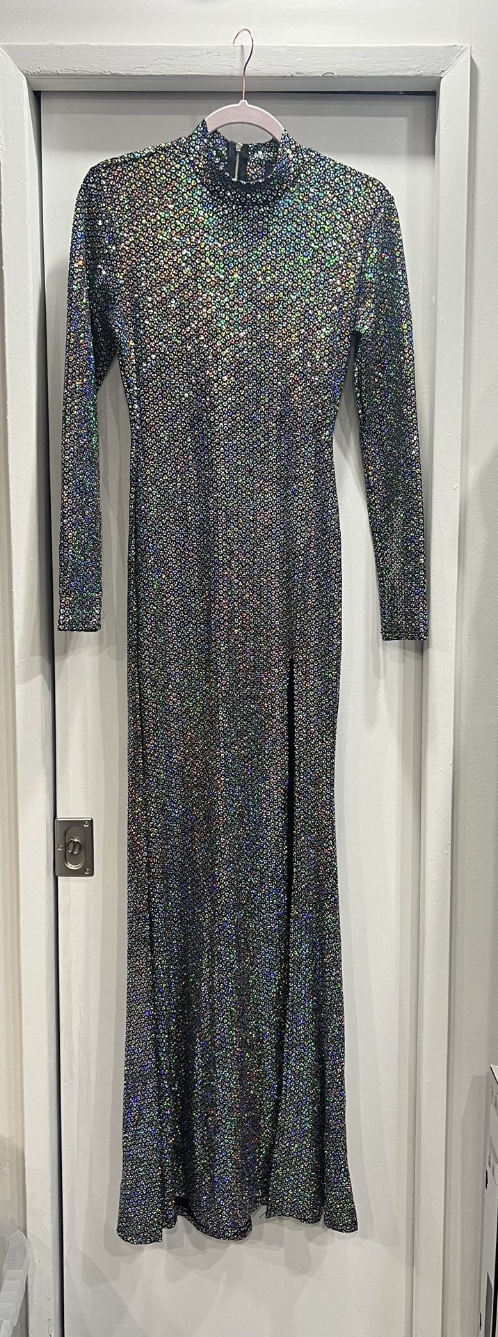Gorgeous! Long sleeve iridescent sequin dress - Pre-owned