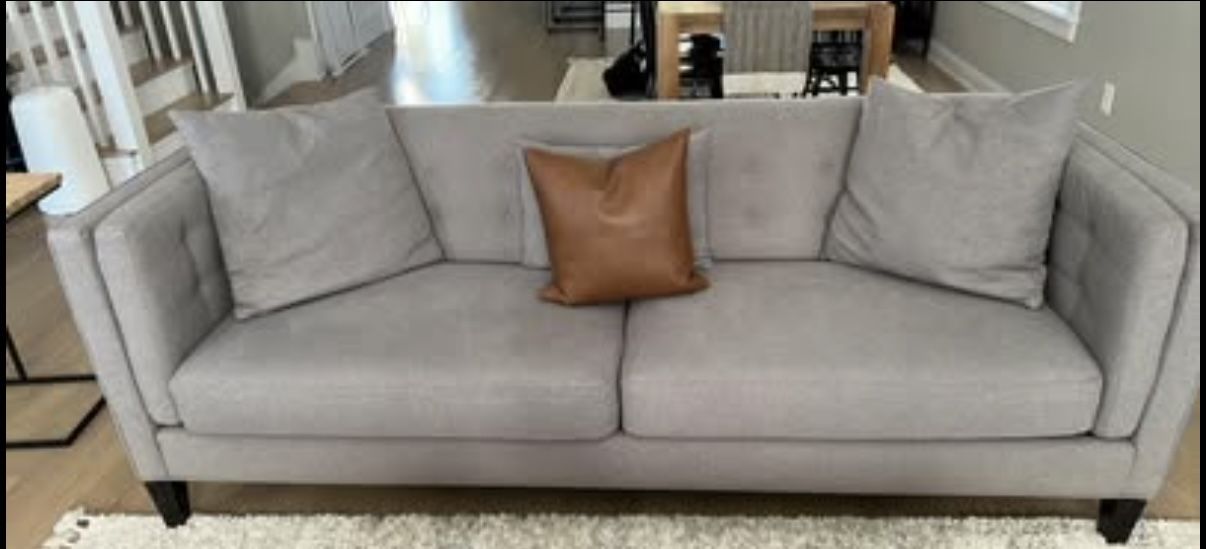 88” Gray Sofa