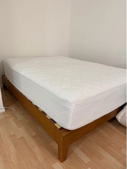 Beauty Rest Mattress + Wooden Bed Frame