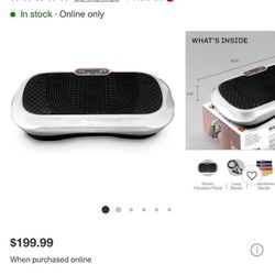 Used Vibration Plate – Great for Home Workouts