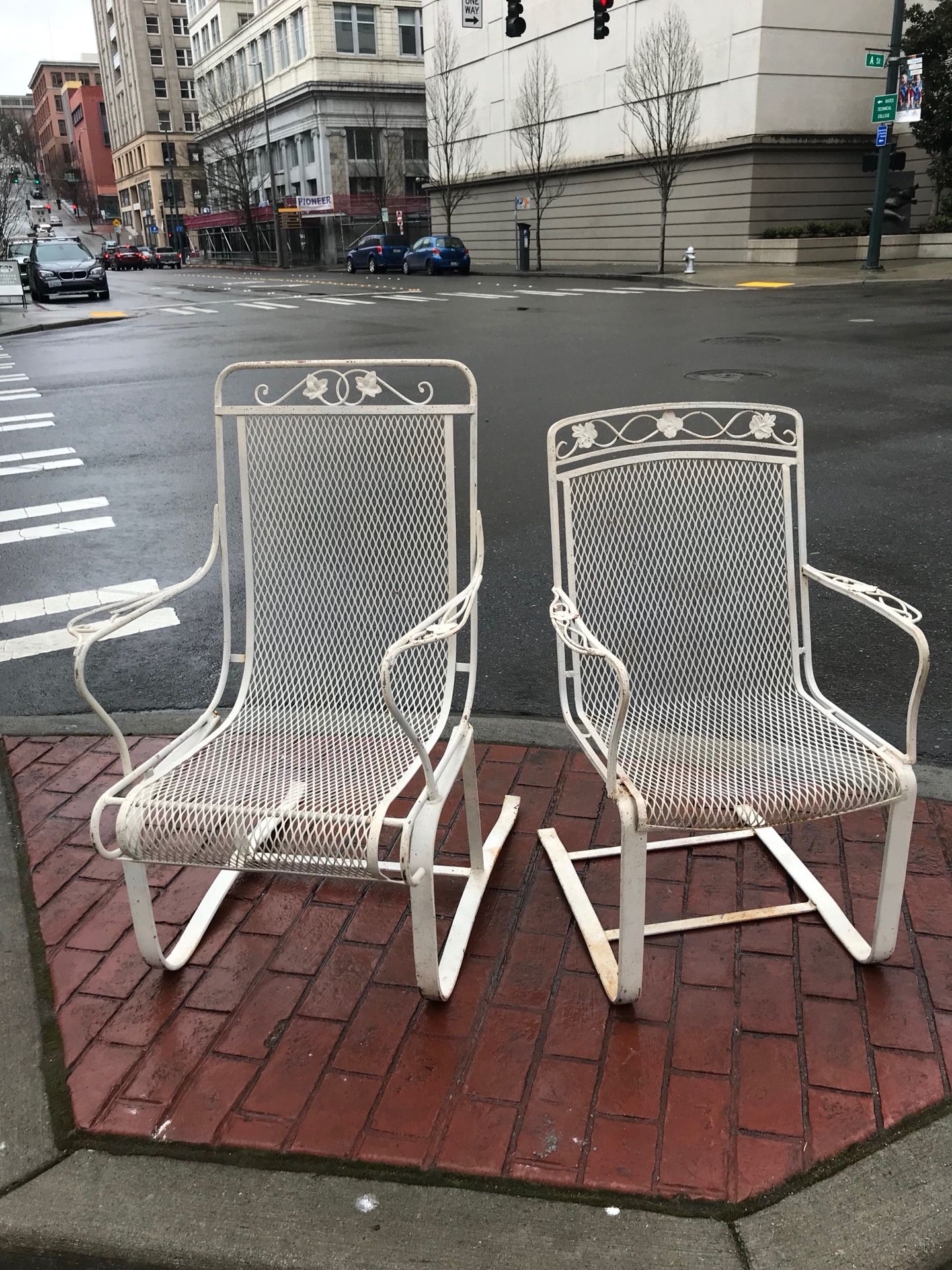 On HOLD: Vintage Wrought Iron Chairs
